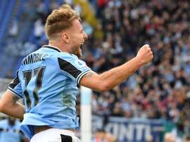 Immobile le hizo dos al SPAL. AFP