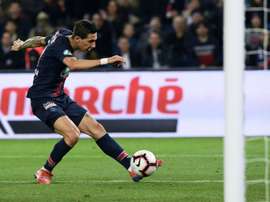 Di Maria's lob opened the scoring for PSG. AFP