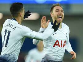 Spurs were on fire. AFP