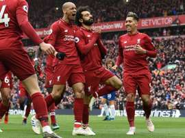 Salah scored a stunner in the win over Chelsea. AFP