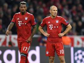 Key names missing for Bayern. AFP