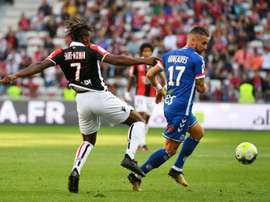 Nice suffered their third successive league defeat against Strasbourg. AFP