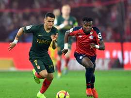 Youssof Kone playing for Lille in Ligue 1. AFP