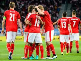 El jugador a seguir de Suiza es Marcel Sabitzer. AFP