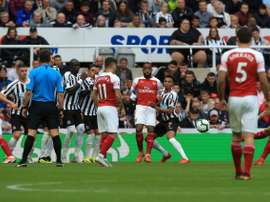 Xhaka marcó un golazo. AFP