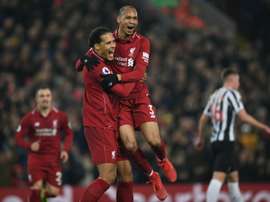 Fabinho, Virgil van Dijk. AFP
