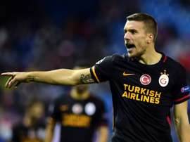 Podolski ne veut pas aller en Chine. AFP