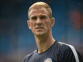 Hart, el portero del mejor once titular de los jugadores descartados por Pep Guardiola. AFP