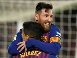 L'appel du pied du président de l'Atletico Madrid à Leo Messi. afp
