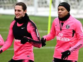 Adrien Rabiot has been suspended by PSG. AFP