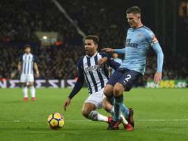 Clark in action for Newcastle United. AFP