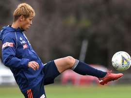 Keisuke Honda was Victory's star player once again. AFP