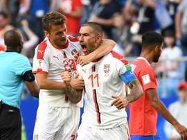Navas had a good game but couldn't stop Kolarov's free-kick. AFP