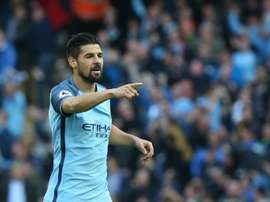 Nolito will join Spanish side Sevilla for £8 million. AFP