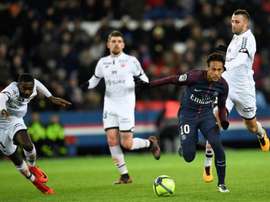 El PSG derrotó en enero al Dijon por 8-0. AFP