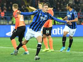 Champions League debutants Atalanta reach last 16. AFP
