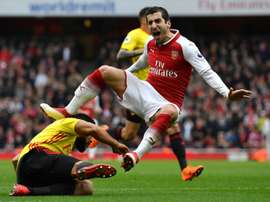 El Arsenal cogió moral para la vuelta ante el Milan. AFP