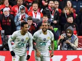 Alves is convinced Neymar will stay at PSG. AFP