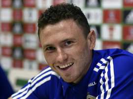 Northern Ireland's Evans apologises for wife's ref rant. AFP