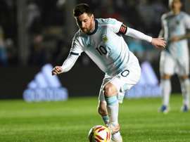 Messi led his side to a comfortable win on Friday night. AFP