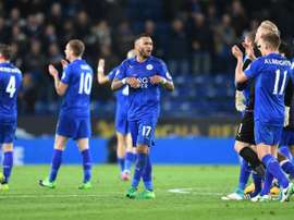 El Leicester pone rumbo a Madrid con dos bajas importantes. AFP
