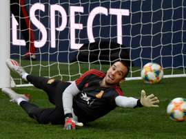 Pau Lopez fait l'unanimité à Rome. AFP