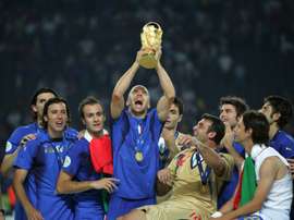 Zaccardo (left) was part of Italy's 2006 World Cup winning squad. AFP
