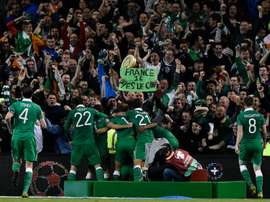 The FAI and the IFA are hoping to jointly host the UEFA U21 Championship in 2023. AFP