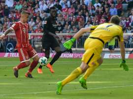 Dorsch scored his first senior goal for Bayern. AFP
