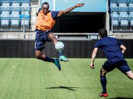 Bolt is determined to turn pro. AFP