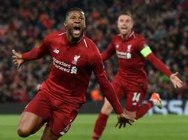 Wijnaldum has played a key role in taking Liverpool to the Champions League final. AFP