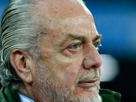 Aurelio De Laurentiis falou da chegada de Cristiano à Juventus. AFP