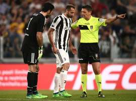 Chiellini não vai defrontar o Inter. AFP
