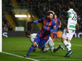 Celtic Park, local do último gol fora do Barça na Champions. AFP