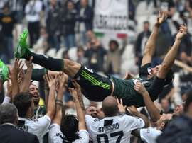Buffon ripercorre la sua carriera. AFP