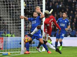 Les compos probables du match de Premier League entre Leicester et Man United. AFP