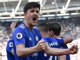 Maguire is the most expensive defender of all time. AFP