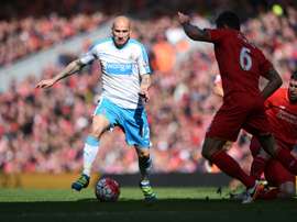 Shelvey is one of the footballers who is close to extending his new Newcastle contract. AFP