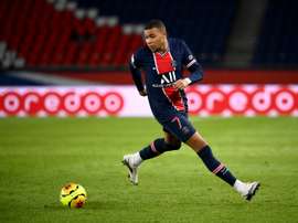 Kylian Mbappe has not scored in a year in Champions League. AFP
