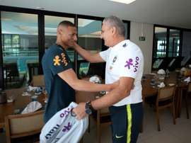 Reduced Brazil squad begins preparations for Copa America. AFP