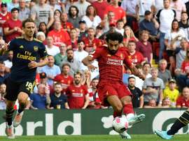 Anfield, o território dos pesadelos para o Arsenal. AFP