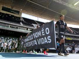 Protestos voltam a ocorrer em jogos do Campeonato Carioca. AFP/Arquivo