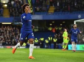 Willian est à nouveau pisté par le Barça. AFP