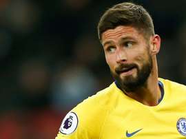 Olivier Giroud ne veut pas aller en Chine. AFP