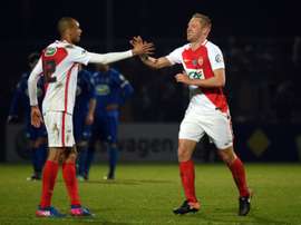 Monaco defender Kamil Glik (right). AFP