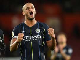 Kompany terminera son contrat en 2019. AFP