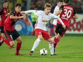 Le RB Leizpig est le premier du classement actuel de Bundesliga. AFP
