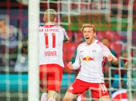 Werner scored the winner for Leipzig on his return from injury. AFP