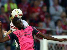 O jogador estava cedido pelo Paris Saint-Germain. AFP