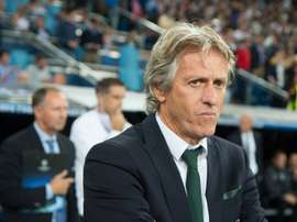 Jesus ficou agradado com o jovem extremo do Chaves, no jogo contra o Sporting. AFP
